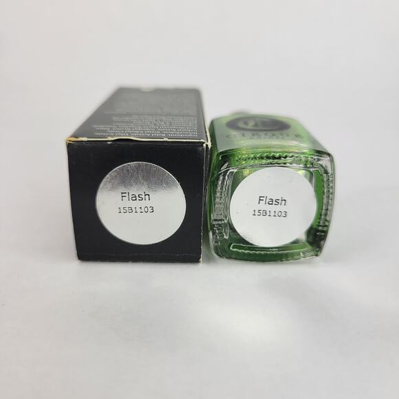 Cirque Nail Polish "Flash" NEW Green Glitter Shimmer Holo - Picture 7 of 7